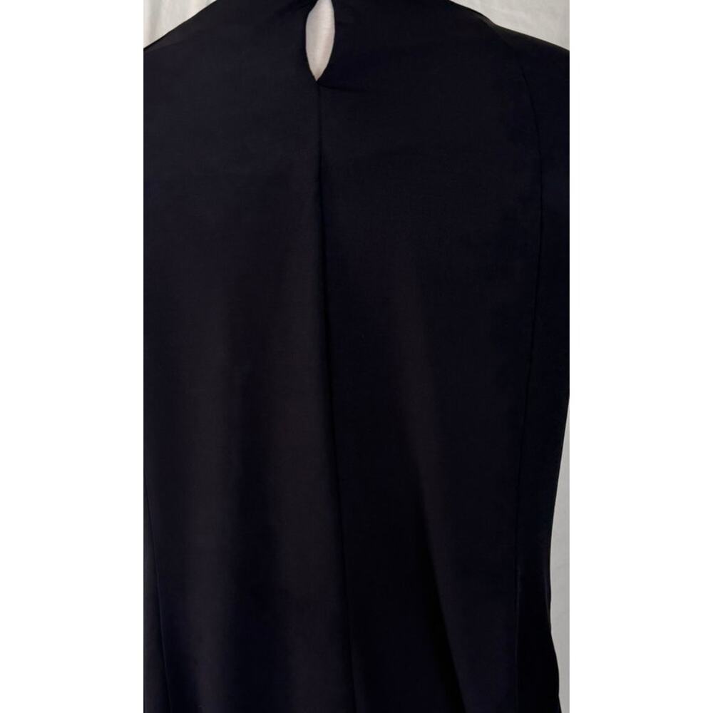 Carmen Marc Valvo Black XL Sleeveless Polyester Spandex Blouse - Picture 7 of 8